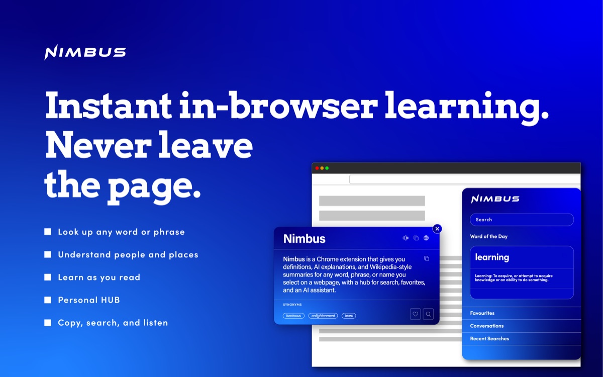 Nimbus extension preview