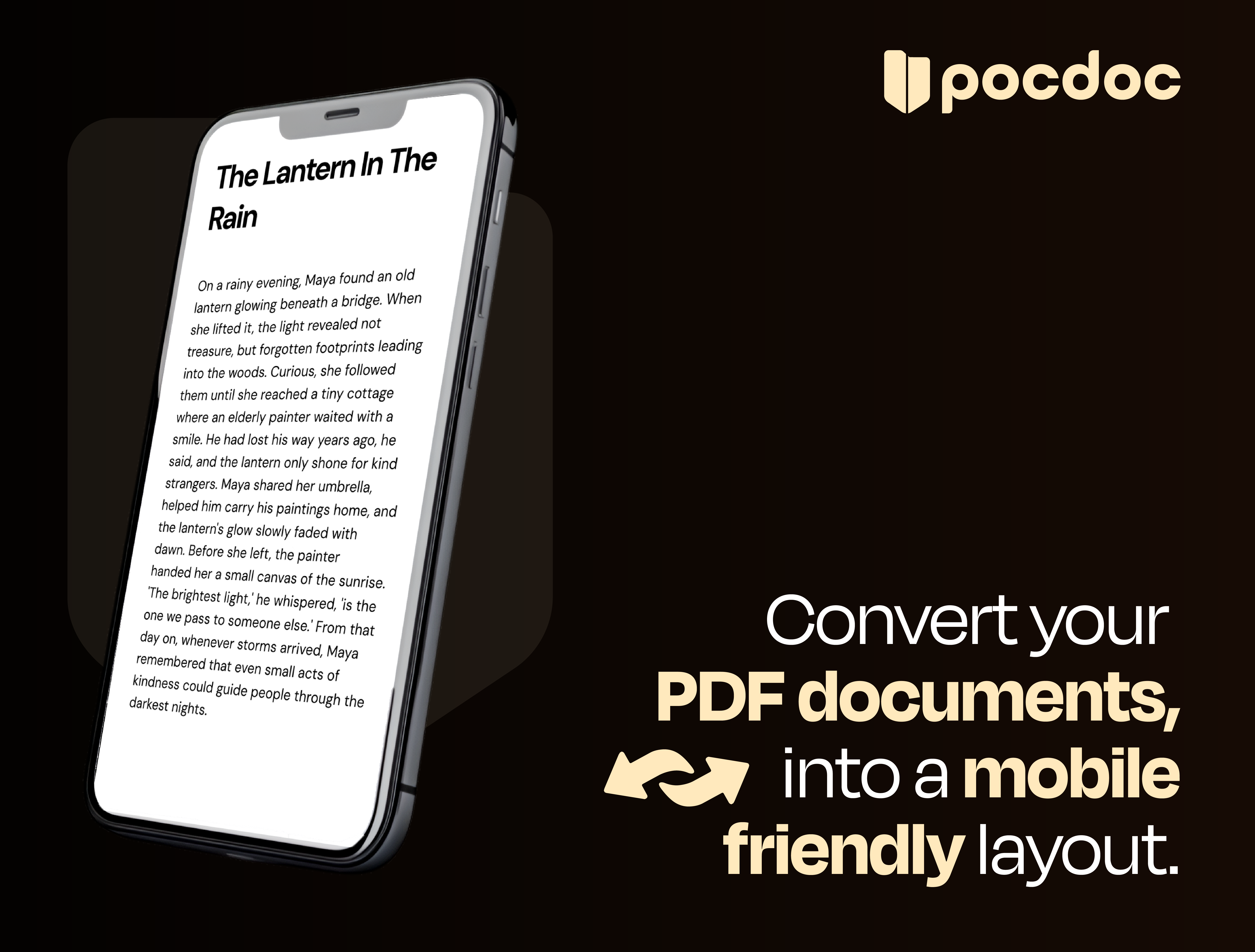 Pocdocs editing workflow
